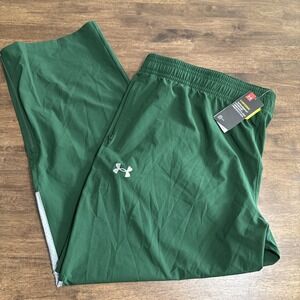 UNDER ARMOUR Men's Storm Pants 4XL Green UA Water Resistant NWT NEW Heat Gear